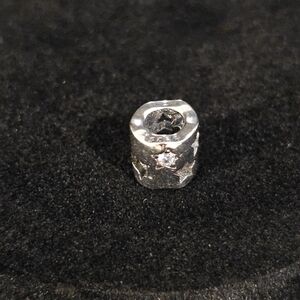 S925 Sterling Silver Star Spacer a Charm